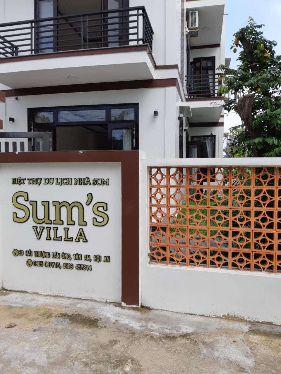 Sum Villa Hoi An An Bàn Kültér fotó